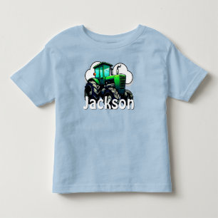 Personlig Grönt Farm Tractor T Shirt