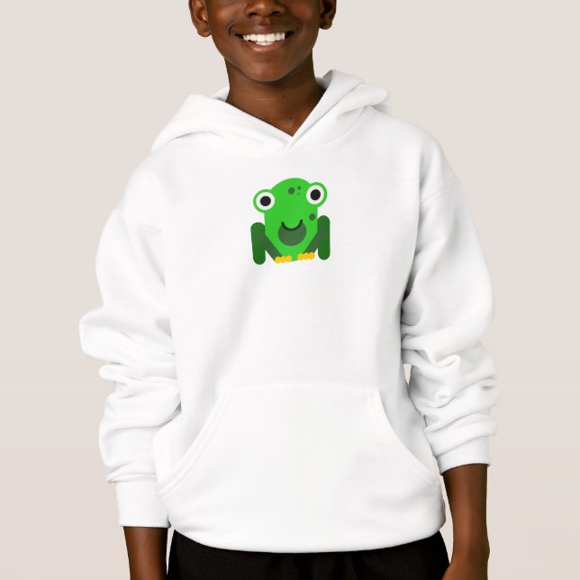 Personlig grönt Frog T Shirt (Framsida)