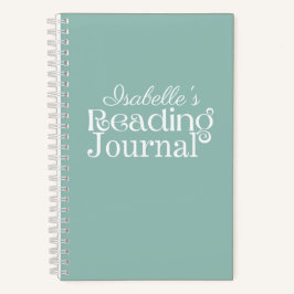 Personlig Grönt Läsa Journal
