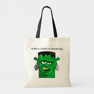 Personlig Grönt Monster Tygkasse
