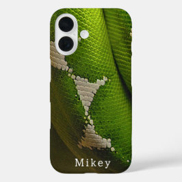 Personlig Grönt Snake Sturdy iphone case