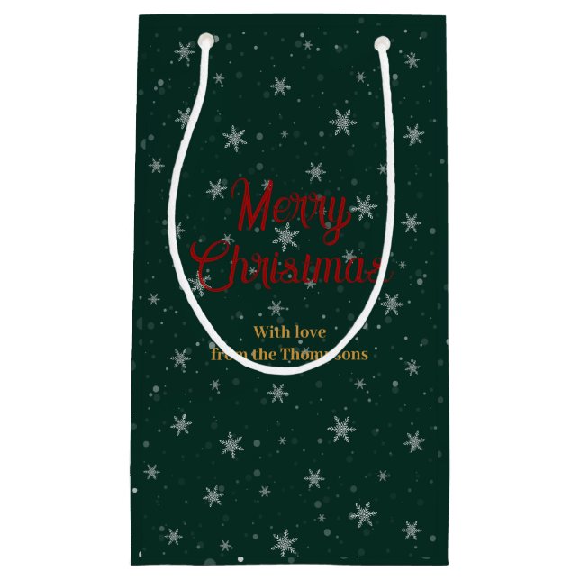 Personlig Grönt Snö-blommor (Framsidan)