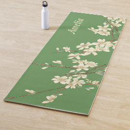 Personlig Grönt Vår blommor Lägg till Namn