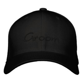 Personlig Groom Baseball Cap med Embroidery Broderad Keps