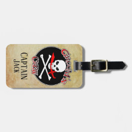 Personlig Grooms besättning Bagagebricka