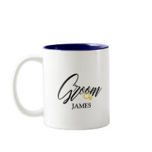 Personlig Groom's Namn med guldring