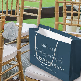 Personlig Groomsman Blue Tack