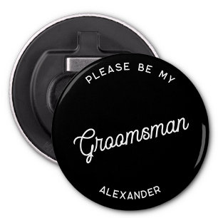 Personlig Groomsman Frieri Flasköppnare
