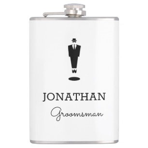 Personlig Groomsman Gift Bröllopsfest Anpassningsb Fickplunta