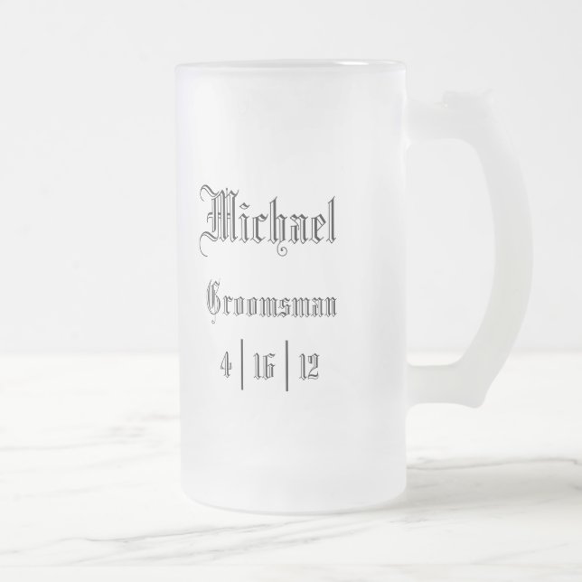 Personlig Groomsman Mugg (Höger)