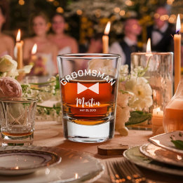 Personlig Groomsman Shot glass