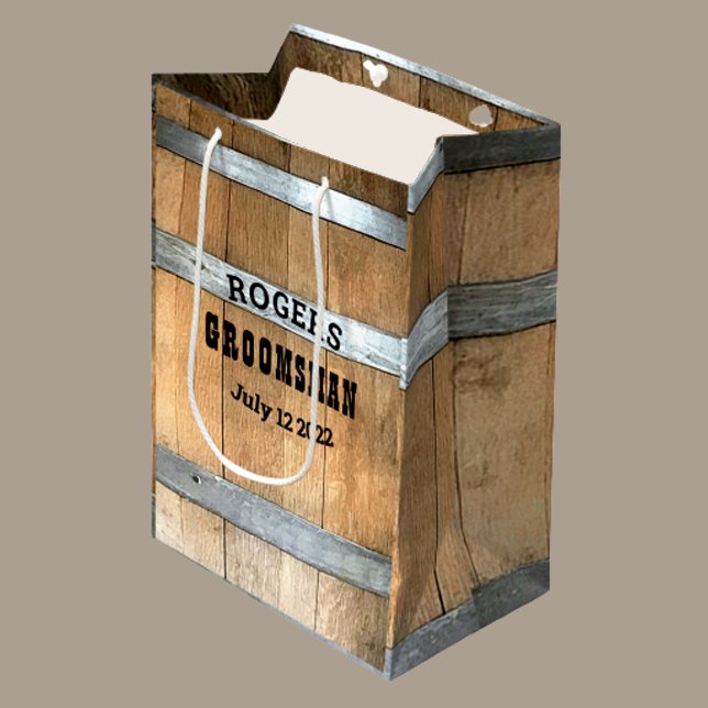 Personlig Groomsman Whiskey Barrel (Skapare uppladdad)
