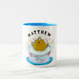 Personlig Groundhog Day 2-Tone Coffee Mugg