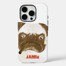 Personlig Grumpy Puggy med Cigar