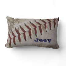 Personlig Grungy Namn Baseball Lumbar