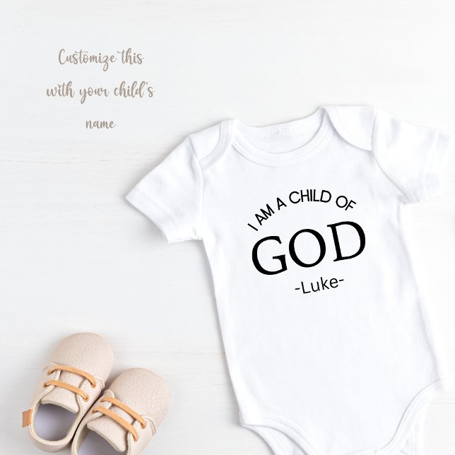 Personlig Guds barn T Shirt (I am a child of God)