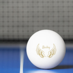 PERSONLIG GULD ANGEL VINGAR PINGISBOLL
