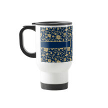 Personlig Guld Blommigt