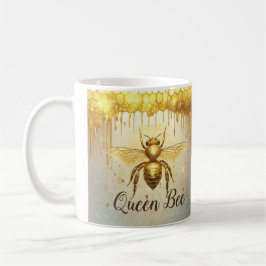 Personlig Guld Honungsbin Beehive Honeybee Kaffemugg