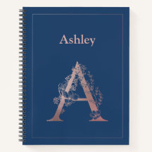 Personlig Guld Monogram första gången A