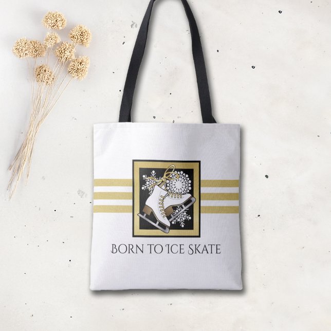 Personlig Guld Svartvit isskal från Glitter Tygkasse (Skapare uppladdad)
