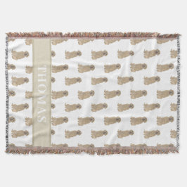 Personlig guldretriever  filt