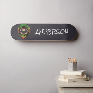 Personlig gullig sjalj mini skateboard bräda 18,5 cm