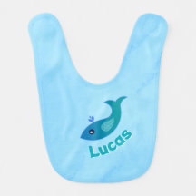 Personlig "Gulp, Gulp" Baby Bib