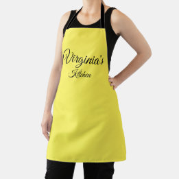Personlig Gult Apron