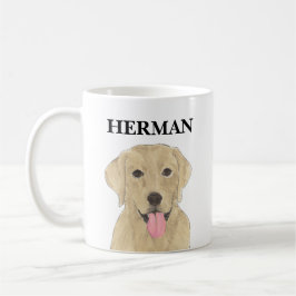 Personlig Gult Labour Kaffemugg