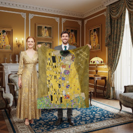 Personlig Gustav Klimt-meddelandet från Kärlek i K Fleecefilt