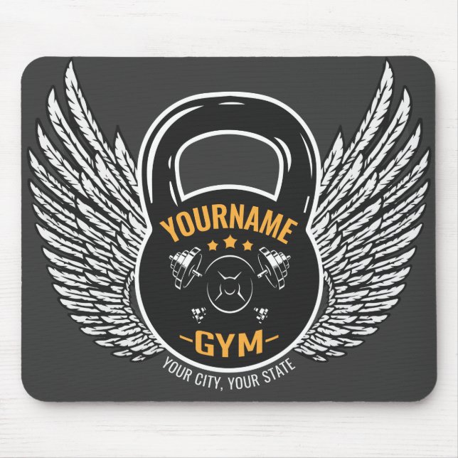 Personlig GYM Fitness Trainer Kettlebell Musmatta (Framsidan)