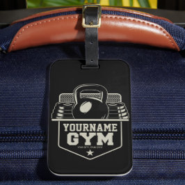 Personlig GYM Kettlebell Fitness Trainer Bagagebricka