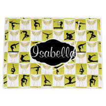 PERSONLIG GYMNAST CHRISTMAS ANGEL GIFT BAG