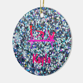 PERSONLIG GYMNASTICS BLING ORNATION JULGRANSPRYDNAD KERAMIK