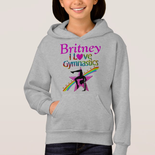 PERSONLIG GYMNASTICS CHAMPION SWEATSHIRT T SHIRT (Framsida)