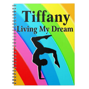 PERSONLIG GYMNASTICS DREAMS JOURNAL ANTECKNINGSBOK MED SPIRAL