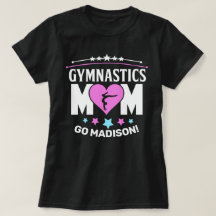Personlig Gymnastics Mamma T-Shirt