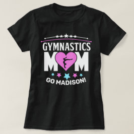 Personlig Gymnastics Mamma T-Shirt