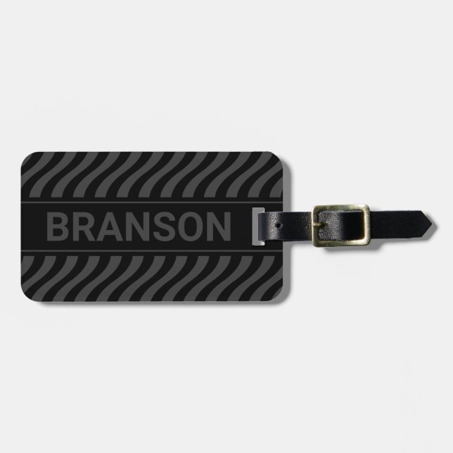 Personlig H Pub GS Wave Bagagebricka (Horisontell Framsida)