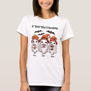 Personlig Halloween "A 'Boo'tiful Vänskap'" T Shirt