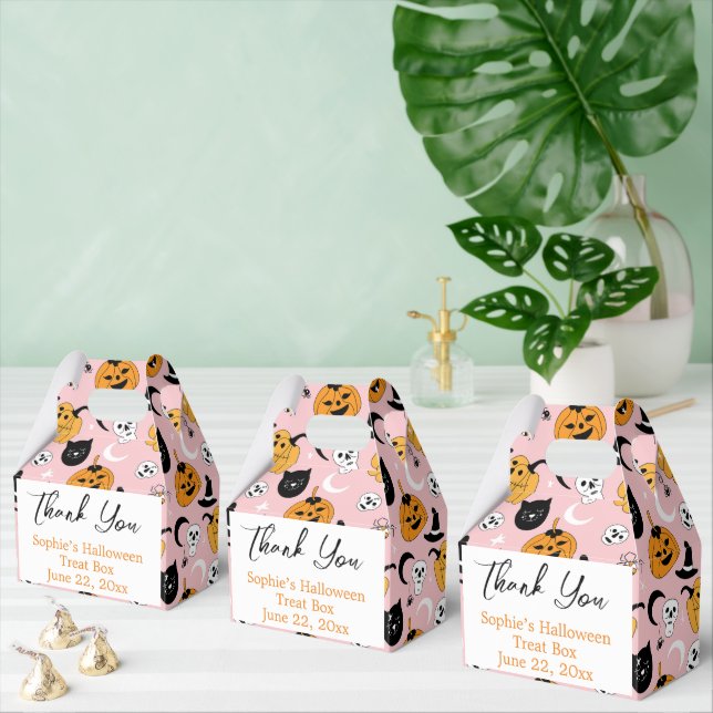 Personlig Halloween-behandlings-/förmåns-/presentb Presentaskar (Multipel)