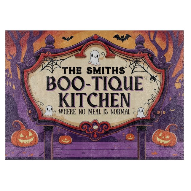 Personlig Halloween Boo-Tique-köket (Framsidan)