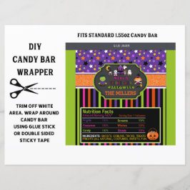 Personlig Halloween Candy Pub Wrapper