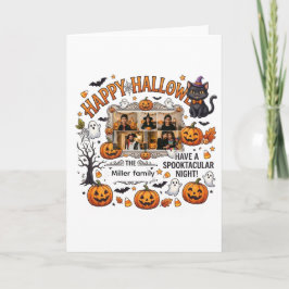 Personlig Halloween-familjdekoration & kläder - Sp Kort