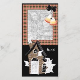 Personlig Halloween-fotokort