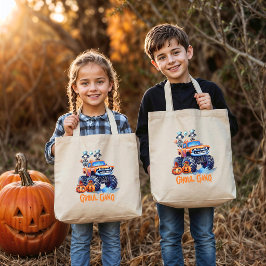 Personlig Halloween godispåse för trick-or-treat Tygkasse