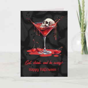 Personlig Halloween-hälsningskort - Spooky, Roligt Kort