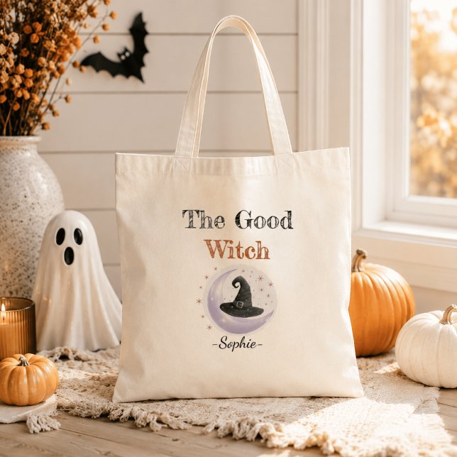 Personlig Halloween-handväska – Den Goda Häxan Tygkasse (Skapare uppladdad)