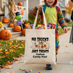 Personlig Halloween-handväska för barn, anpassad Tygkasse